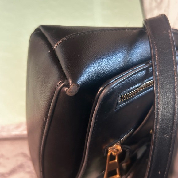 Jimmy Choo Black and Gold Crossbody Bag - Picture 3 of 3